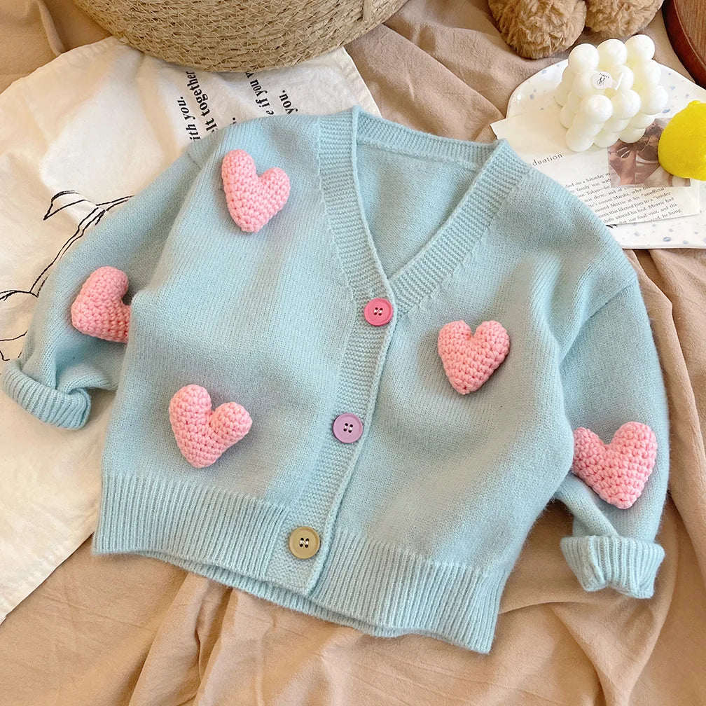 Mini Fashion™ - Trendy og komfortabel - Jakke med hjerter