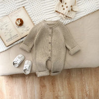 Thumbnail for CozyCotton – Komfortabel og stilig - Strikket Romper