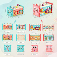 Thumbnail for Montessori Hammering Toy – Motorikk og læring – 8-i-1 lekesett