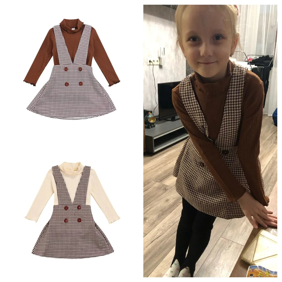 Mini Fashion™ - Søt og stilig - Todelt kjolesett