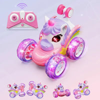 Thumbnail for GlowRide – Fargerik og aktiv – Enhjørning RC-bil