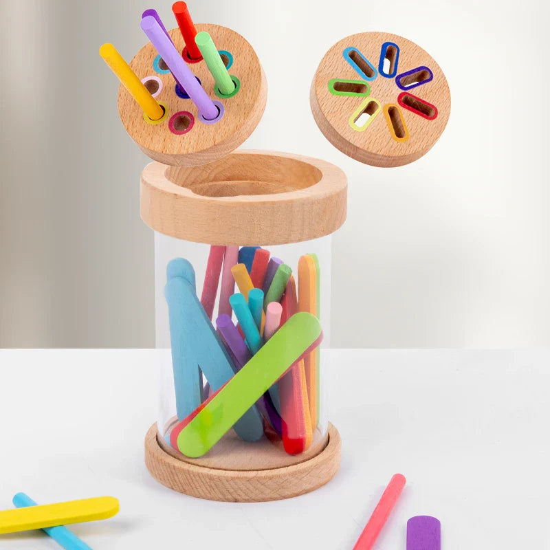 Woods™ - Pedagogisk og kreativ - Fargesorteringsspill
