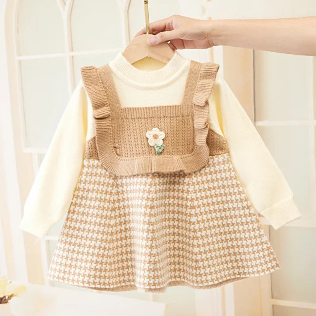 Mini Fashion™ - Søt look - Langermet kjole