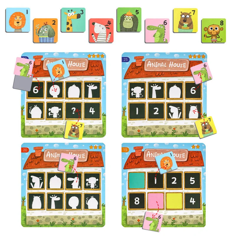 Montessori Memory Match Game - Lærerikt og kreativt - Memoryspill