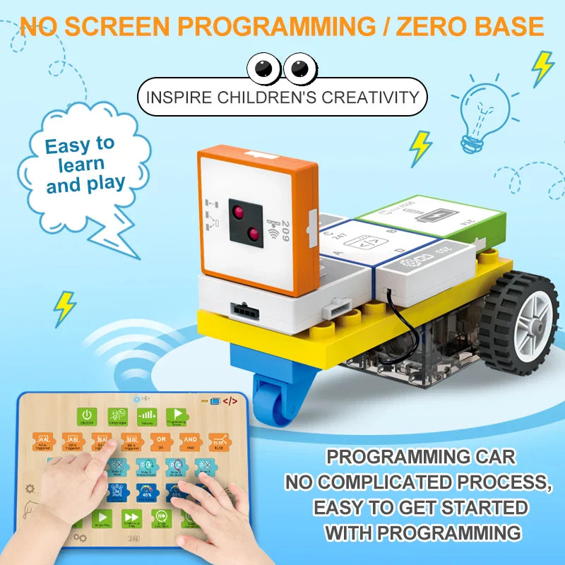 STEM Programming Blocks – Lær å programmere – Byggesteinsett