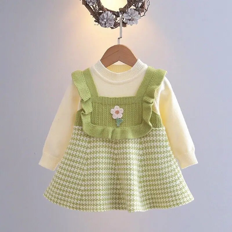 Mini Fashion™ - Søt look - Langermet kjole