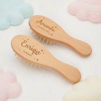 Thumbnail for Personalized Hairbrush – Myk og unik – Personlig babyhårbørstesett