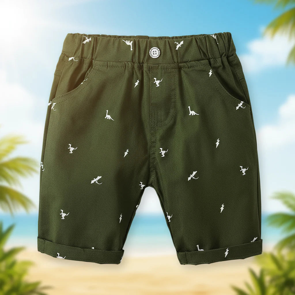 CoolKiddo – Frisk og komfortabel – Shorts med Dino-design