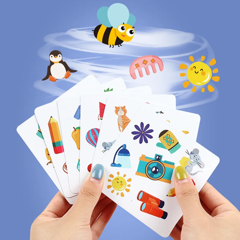 Memory Dobble Game - Læring og eventyr - minnekortspill