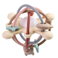 Thumbnail for Sensory Rattle Ball – Soft Grab moro – Leker med tenner i silikon for baby