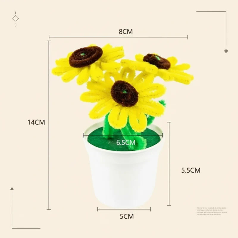 CraftBloom – Fargerikt og kreativt – DIY blomsterpotte-håndverkssett