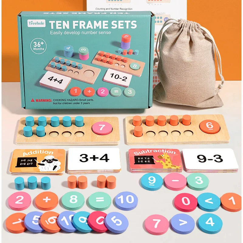 Woods™ - Gjør matte enkelt - Matematikklekesett for barn