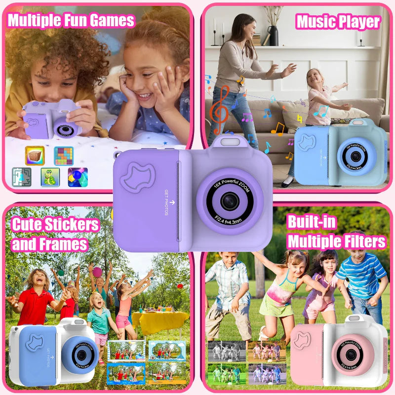 Instant Print Camera – Kreativt og interaktivt – Instant-kamera for barn