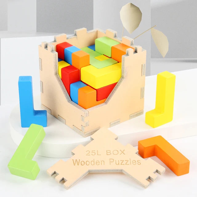 Woods™ - Tren hjernen - 3D Tetris puslespill