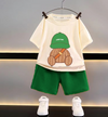 Mini Fashion™ - Funky og Kul - Shorts og t-skjorte