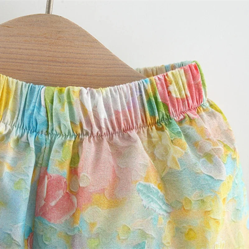 Mini Fashion™ - Sommerblomster Chic - Sommerkjole med pionmønster