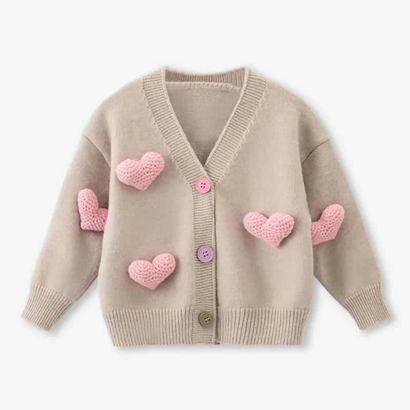 Mini Fashion™ - Trendy og komfortabel - Jakke med hjerter