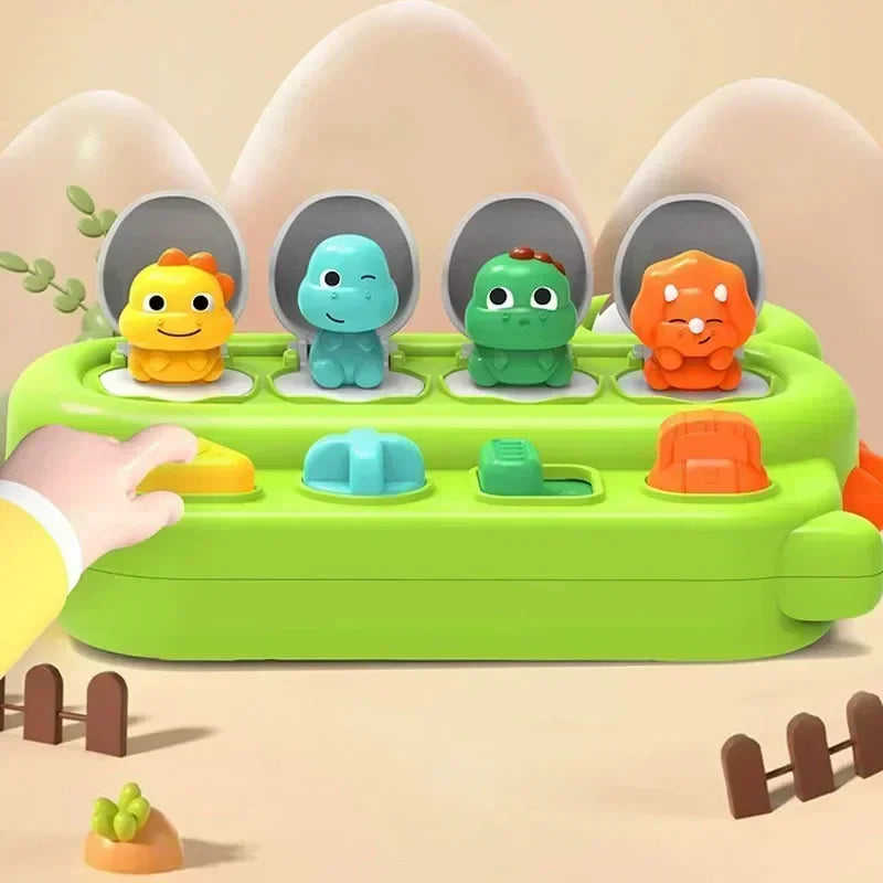Peek & Play™ - Klikk, Vri, Overraskelse - Baby Pop-up Leke