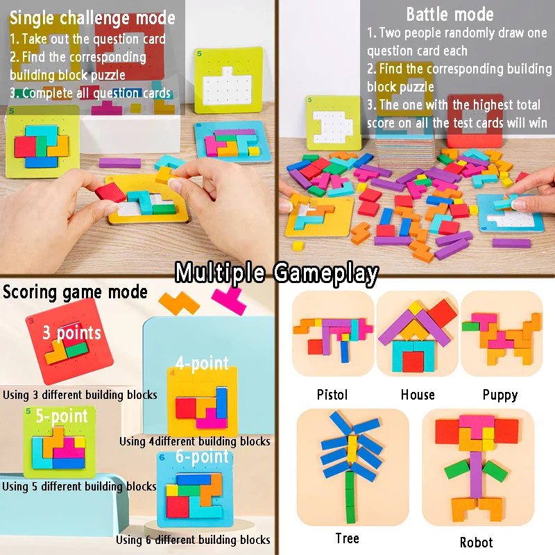 Tangram Puzzle™ - Hjernebryter - Tenk puslespill