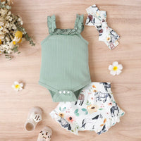 Thumbnail for Baby Girl Summer Outfit – Søtt og luftig – babysett