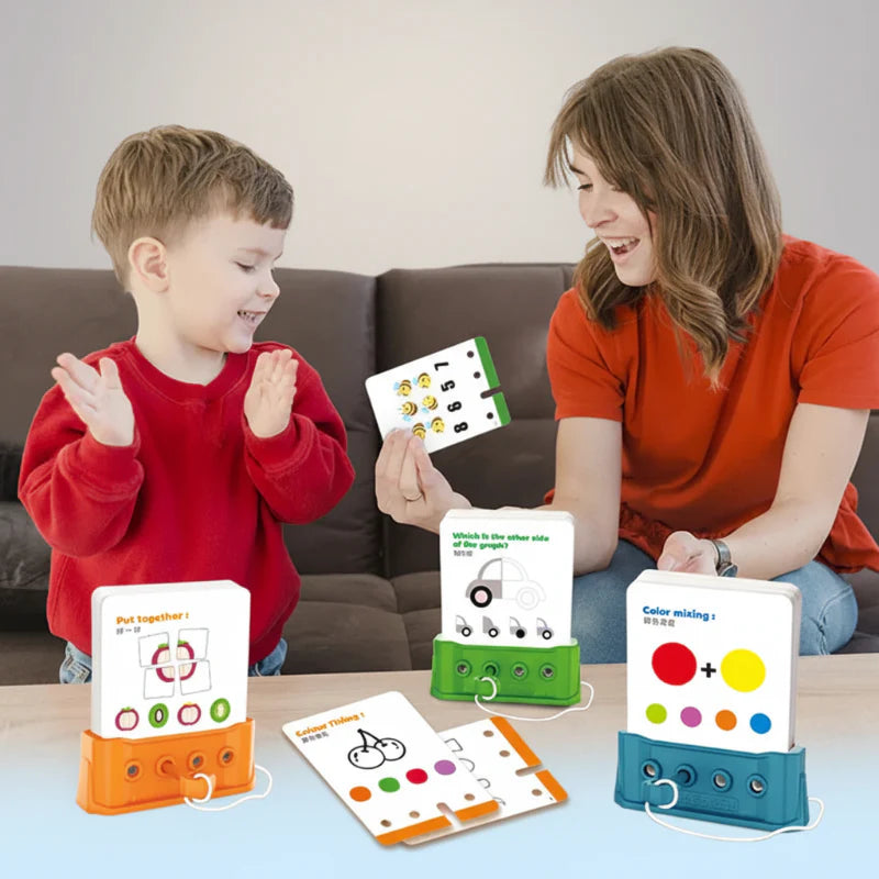 Montessori Shape Matching Game – Logikk og konsentrasjon – puslespill