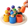 Rainbow Puzzle – Fargerik og kreativ - Sorteringsleker i tre