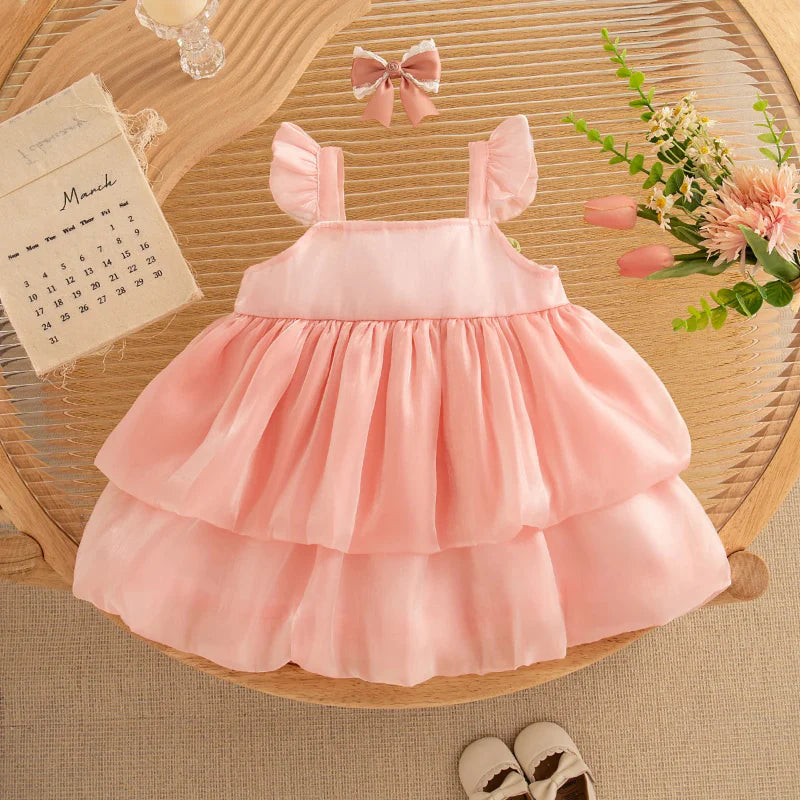 Tulip Mesh Dress – Elegant og komfortabel – barnekjole