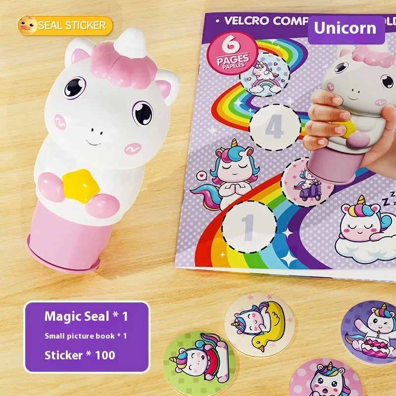 Magic Sticker Book™ - Klistremerkebok - Artig stempel