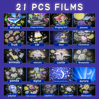 Thumbnail for CosmoGlow – Drømmende og kreativ – Galaxy Projector nattlampe med 360° rotasjon