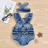Mini Fashion - Søtt utseende - Denim Romper
