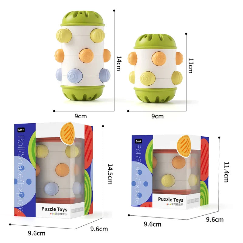 Sensory Baby Roll™ - Krabb og grip - Sensoriske leker