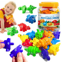 Thumbnail for Matching Dino's – Morsomt og lærerikt - Dino-spill med alfabet og tall