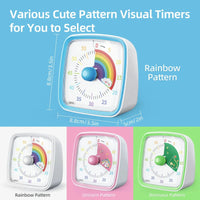 Thumbnail for Visual Timer – Fargerik og rolig – Tidtaker for barn
