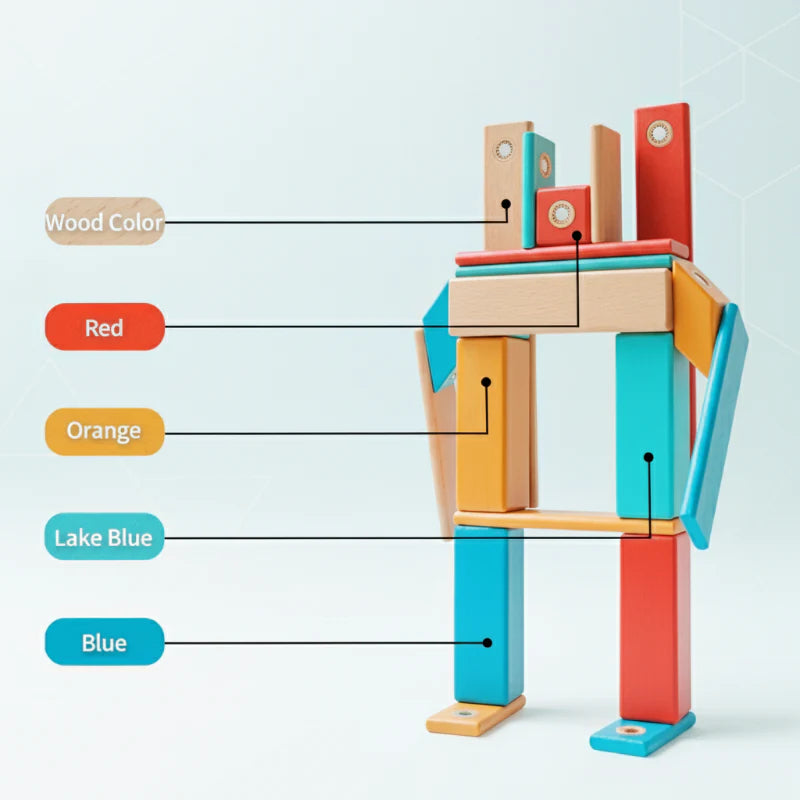 MagPlayer – Kreativt og motorisk – DIY magnetiske treklosser