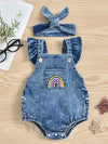 Mini Fashion - Søtt utseende - Denim Romper