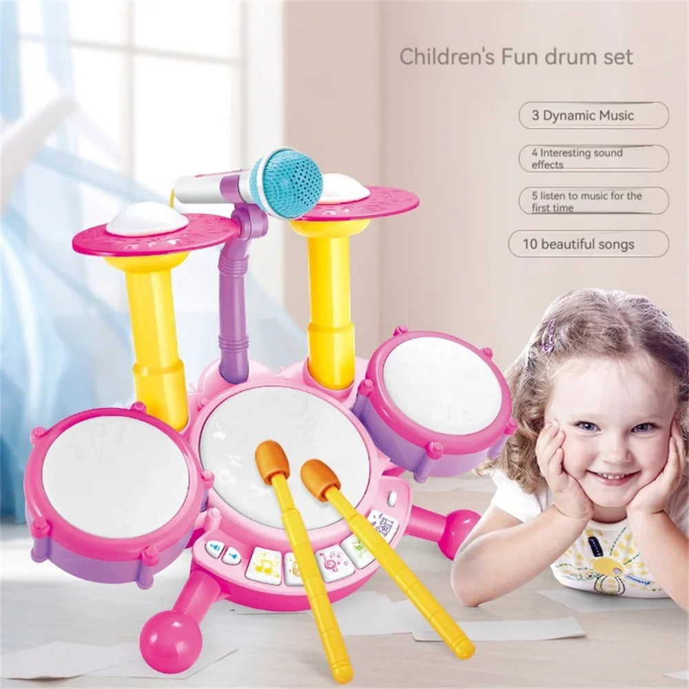 Kids Drumset™ - Leketrommesett - Musikalske barn