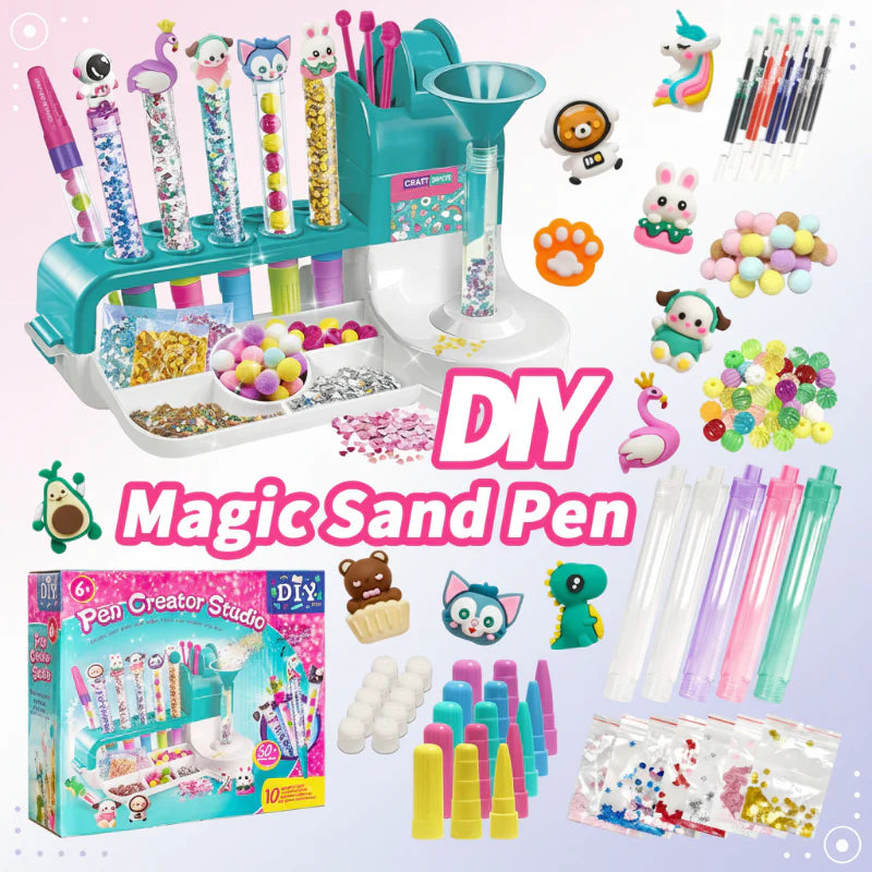 DIY Sand Art Pen – Kreativt og lærerikt – Pen Creator-lekesett