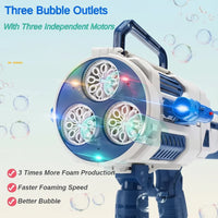 Thumbnail for Light Up Bubble Gun – Lek og musikk – Boblepistol