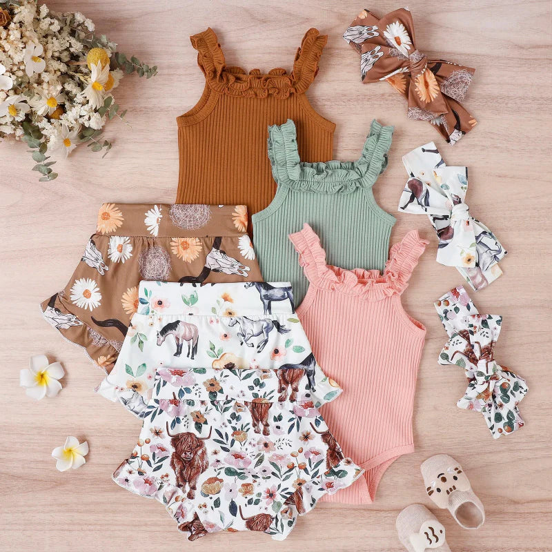 Baby Girl Summer Outfit – Søtt og luftig – babysett
