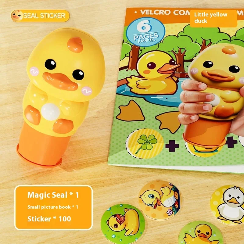 Magic Sticker Book™ - Klistremerkebok - Artig stempel