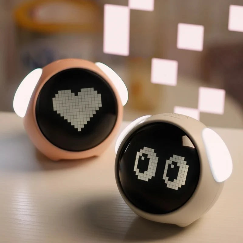Cute Expression Alarm Clock – Søt og praktisk – vekkerklokke for barn