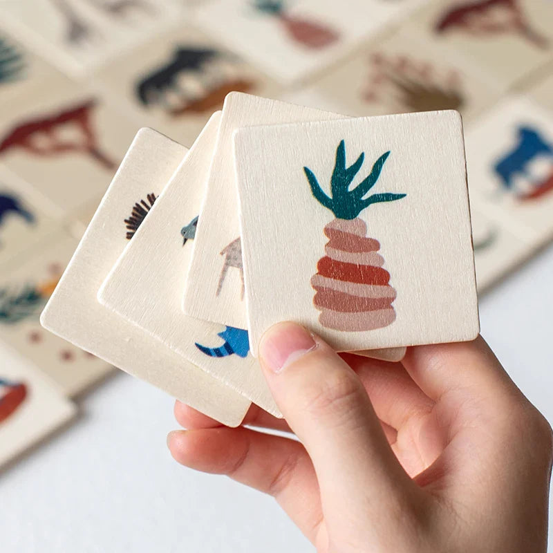 MemoryMatch – Tre & Lærerikt – Jungelminnespill
