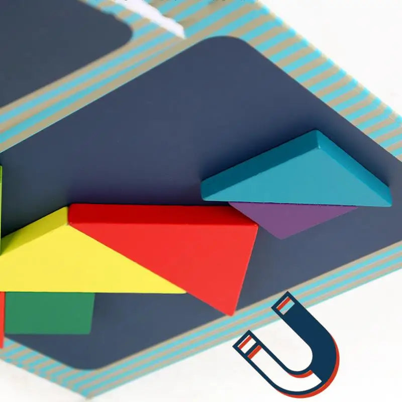 Woods™ - Oppmuntre til logisk tenkning - Tangram-puslespill i tre