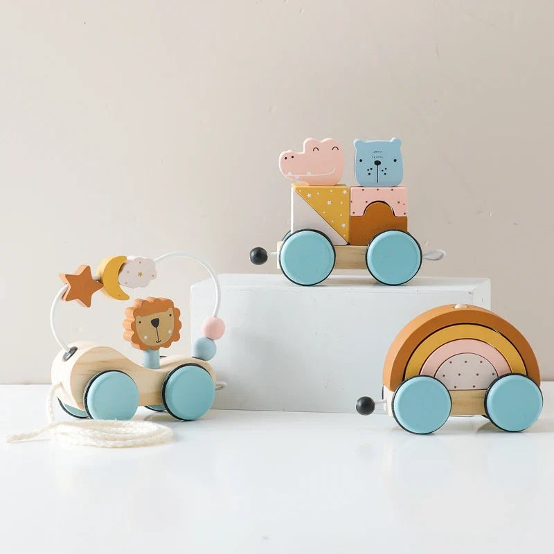 Lunar Train™ - Drømmetog - Stableleker i tre