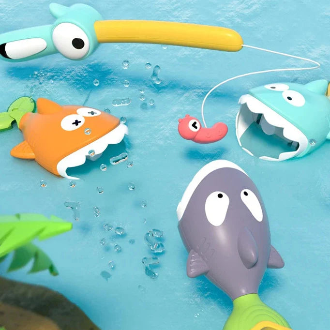 Splash & Catch - Vissen & Spetteren - Fiskestang sett i badekar