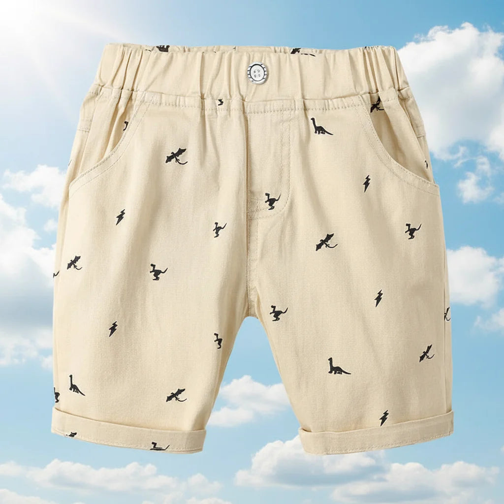 CoolKiddo – Frisk og komfortabel – Shorts med Dino-design