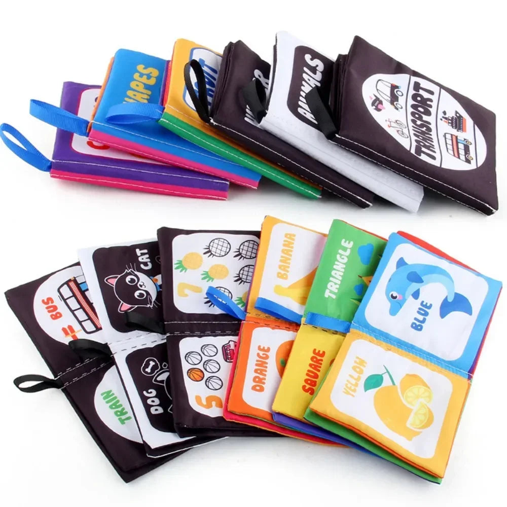 Rattle Book™ - Sensorisk lek - Stoffbok