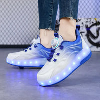 Thumbnail for Light-Up Skate Shoes – LED & Komfortable – Selvlysende rullesko