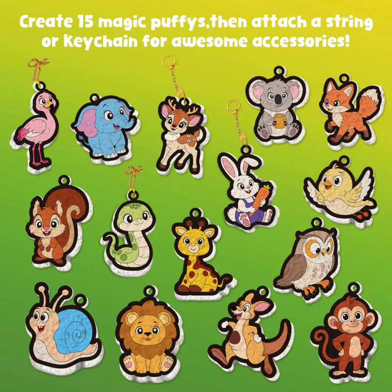 Magic Puff Paint – Kreativt og interaktivt – Håndverkssett med magisk skumtekstur