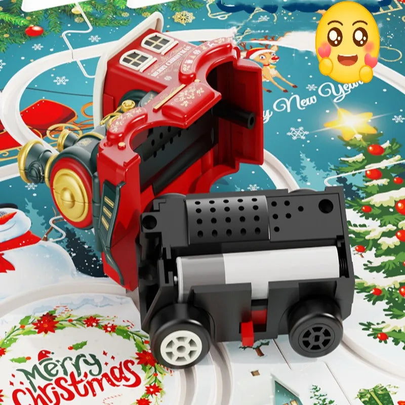 DIY Xmas Train Track - Bygg ditt eget juleland - Juletog puslespillv